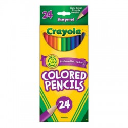 Bút chì 24 màu dạng dài - Crayola 6840245038