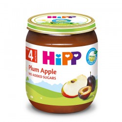 Dinh dưỡng đóng lọ HiPP mận tây, táo tây 125g
