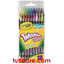 Bộ bút sáp màu Crayola 18 bút 7418