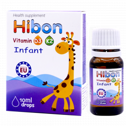 Vitamin Hibon D3+K2 - Hỗ trợ hấp thu Canxi cho bé 