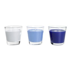 Nến cốc thơm IKea - TINDRA LJUV (Scented candle in glass)