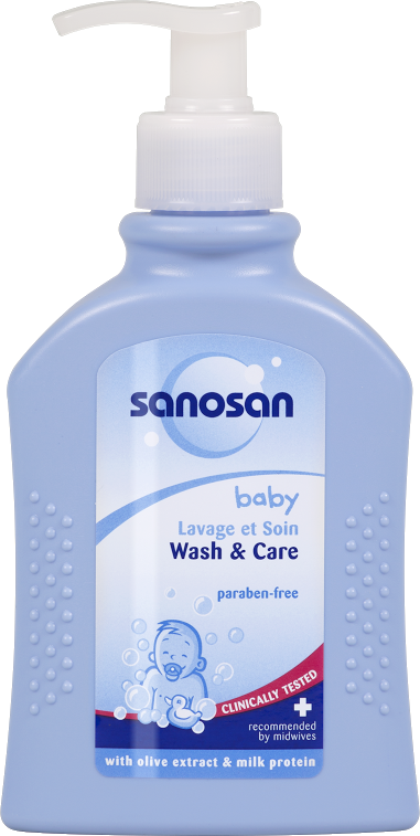 Tắm và Dưỡng cho bé Sanosan 200ml