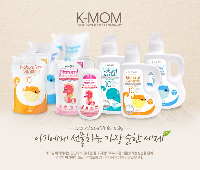 Nước rửa bình K-Mom Hàn Quốc dạng túi (500ml)