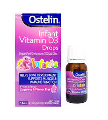 Ostelin Infant Vitamin D3 Drops có hàm lượng D3 là bao nhiêu IU?

