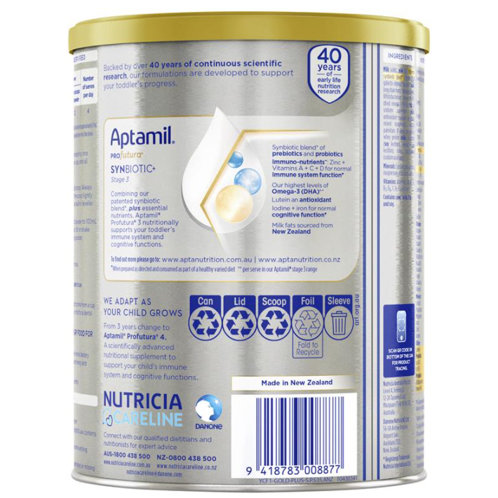 Sữa Aptamil Profutura Úc số 3 (1-3 tuổi)